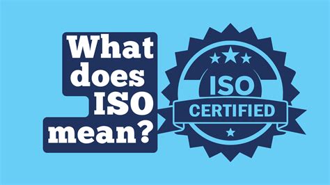 what does iso stand for.